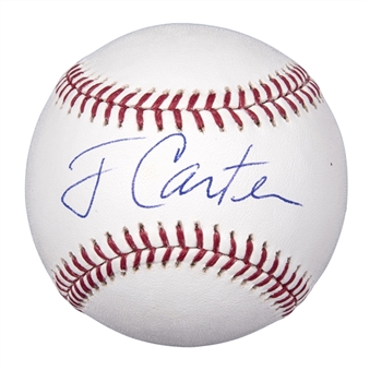 Jimmy Carter Single Signed OML Selig Baseball (PSA/DNA)